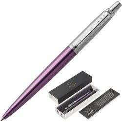 Ручка шариковая Parker Jotter Victoria Violet CT цвет чернил синий цвет корпуса сиреневый (артикул производителя 1953190)